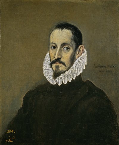Portrait of an Anonymous Gentleman by El Greco